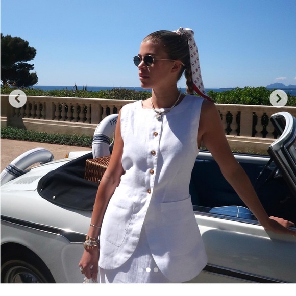 Oliver People’s x The Row sunglasses worn by Sofia Richie at her wedding - Picture 2 of 13